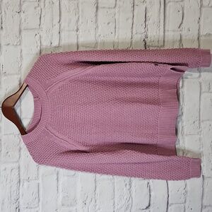 GAP Women's Mauve Crew Neck Sweater